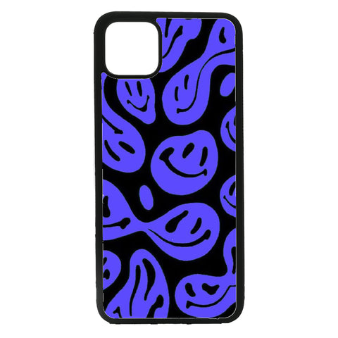 Blue Melted Smiley Faces Phone Case