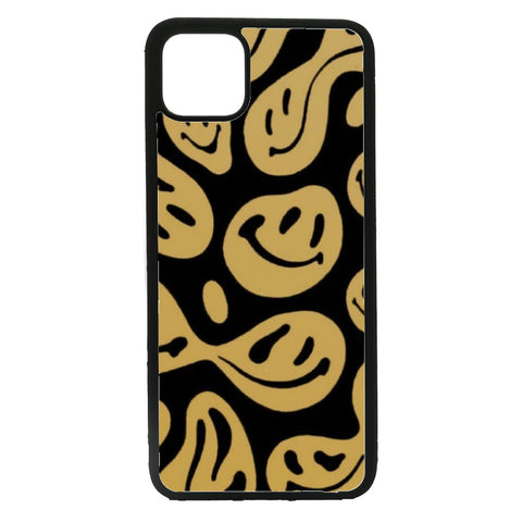 Brown Melted Smiley Faces Phone Case