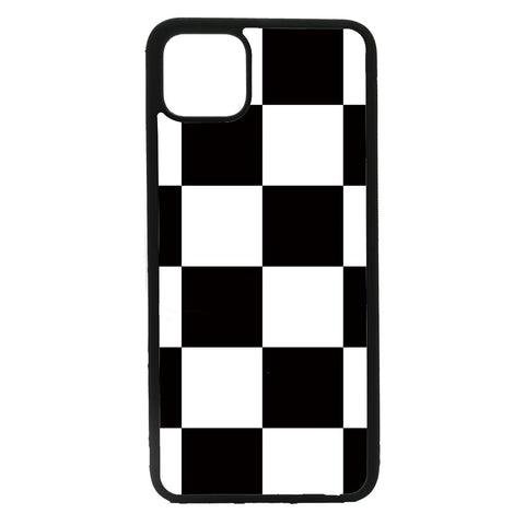 Black and White Check phone case