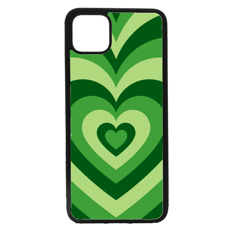 green heart Phone Case